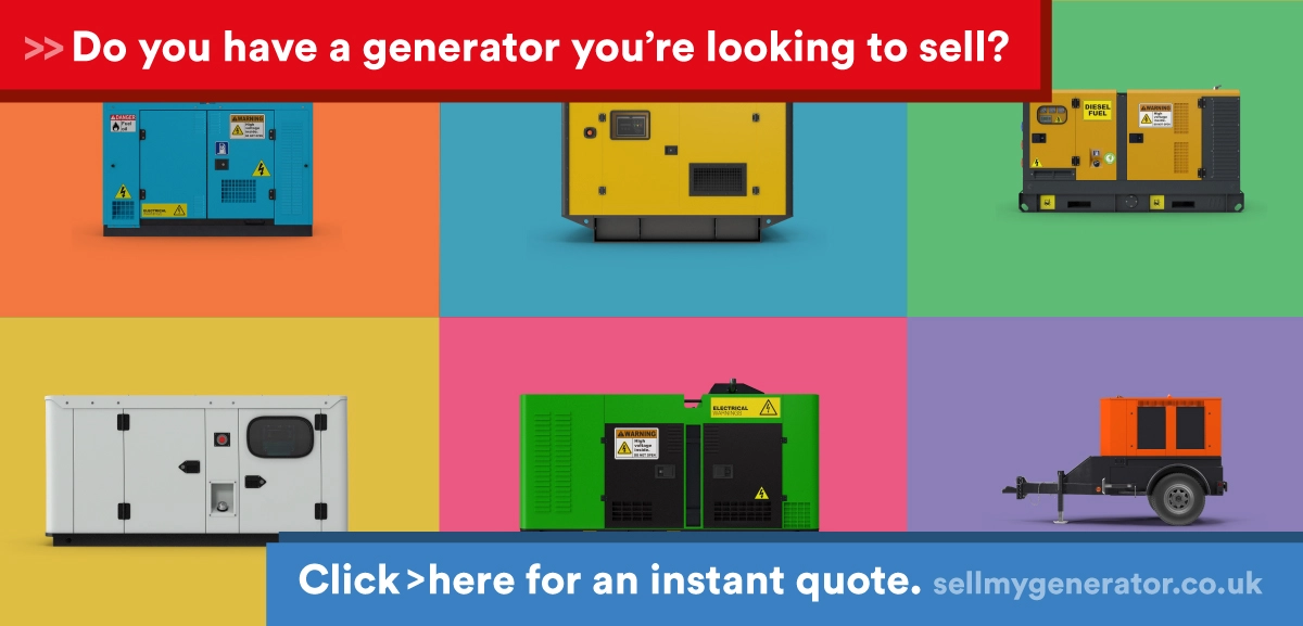 Sell us your generator today, sell used generators, any make, any brand