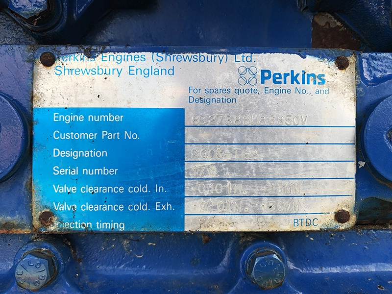 FG Wilson Perkins Diesel Generator 200kVA