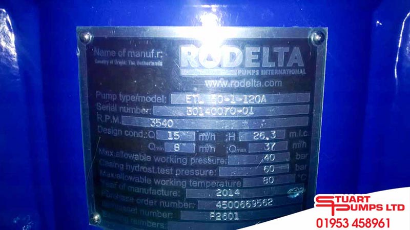 Rodelta ETL50 Pump