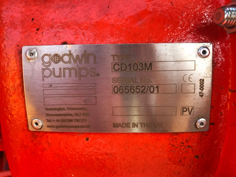 Xylem / Godwin CD03M Pump sold in Essex